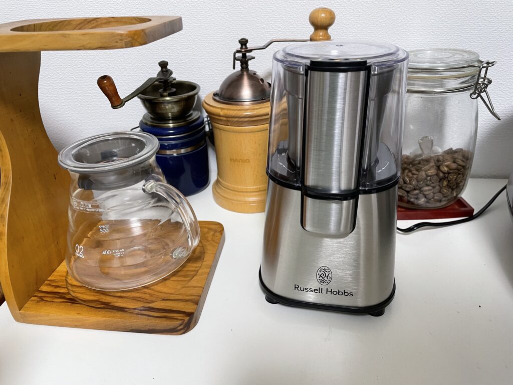 ラッセルホブスの電動コーヒーミルを購入した